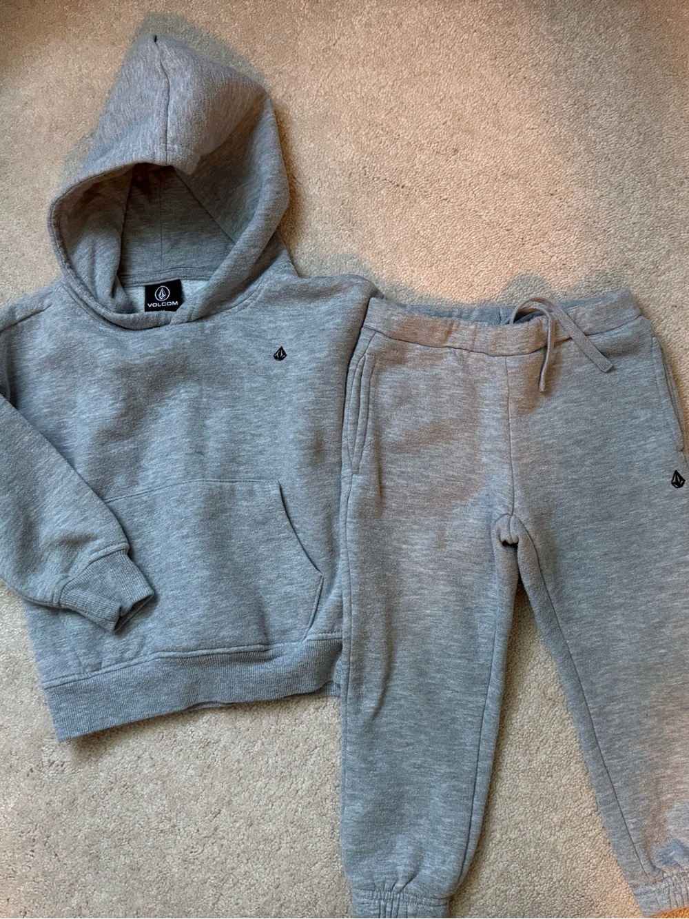 Toddler Boy Volcom Gray Jogger Suit